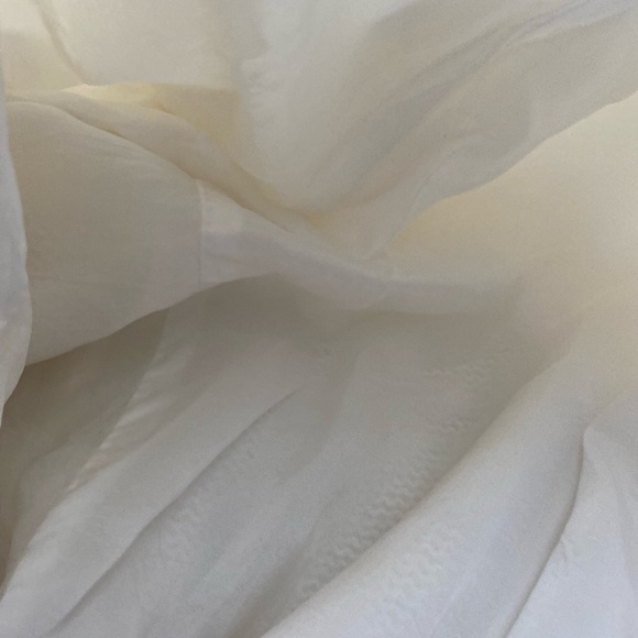 Vintage 90s IB Diffusion White Knit Lined Cardigan Sweater Embroidered Patches S - Picture 7 of 9